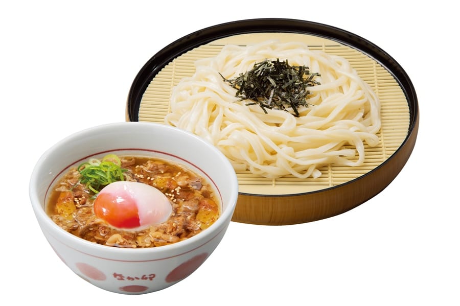 『なか卯』の「月見温たま牛肉つけうどん」-index