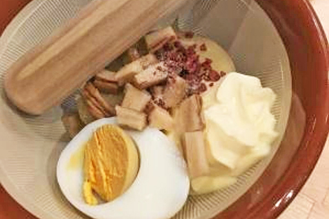 「魚と酒 はなたれ 野毛一番街店」の「ポテトサラダ」