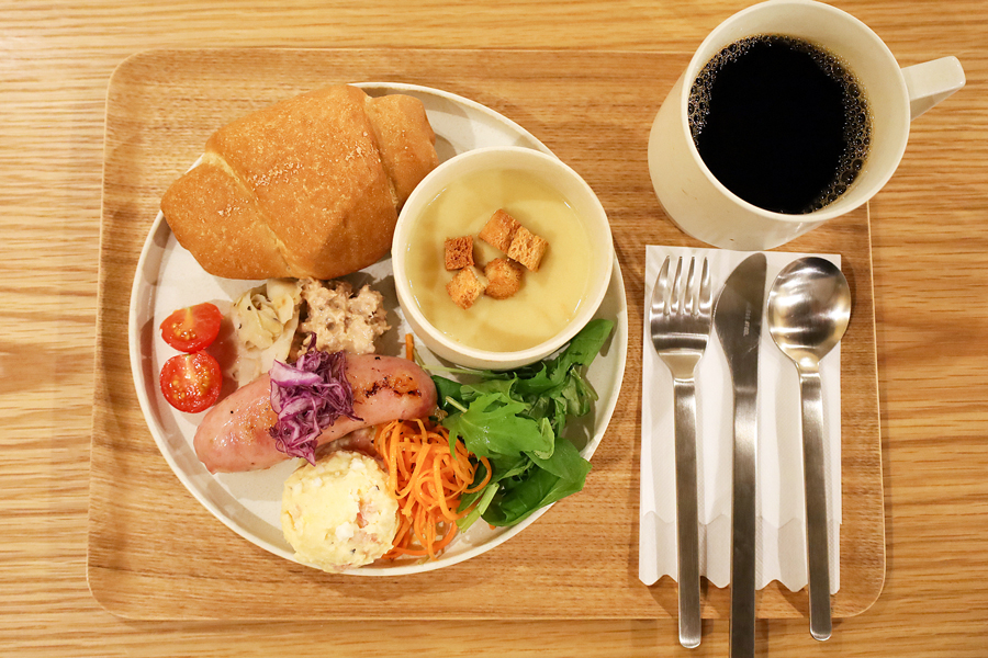 京都のベーカリーカフェ『OUI.(ウイ)』の「ランチセット」