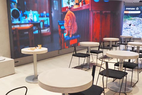 『POSTUDIO』の店内