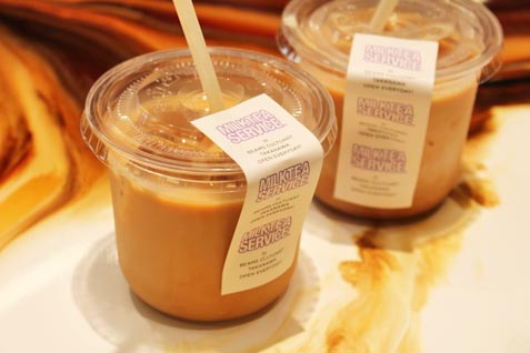 『MILK TEA SERVICE』のミルクティー