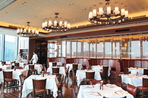 『Wolfgang's Steakhouse 高輪店』の店内