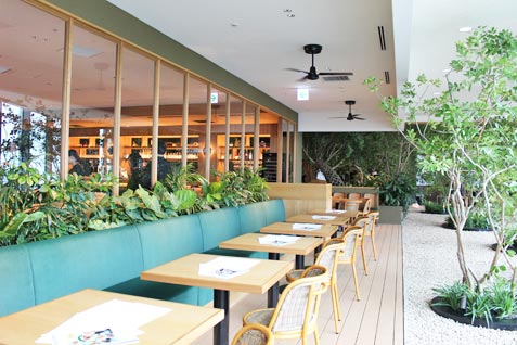 『GARDEN HOUSE TAKANAWA』の店内