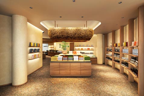 『茅乃舎』の店内