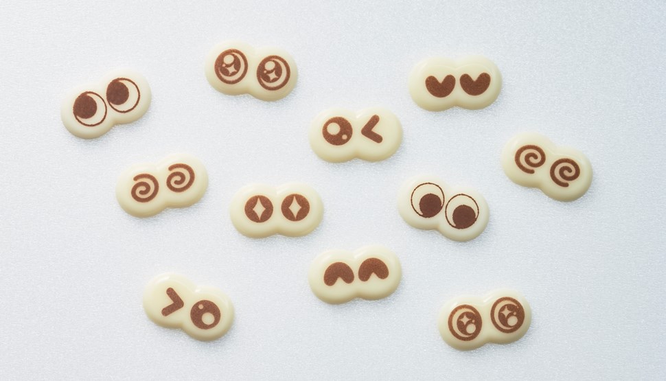 チョコの目
