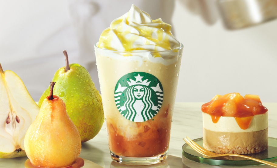 「洋なし 生キャラメル フラペチーノ®」