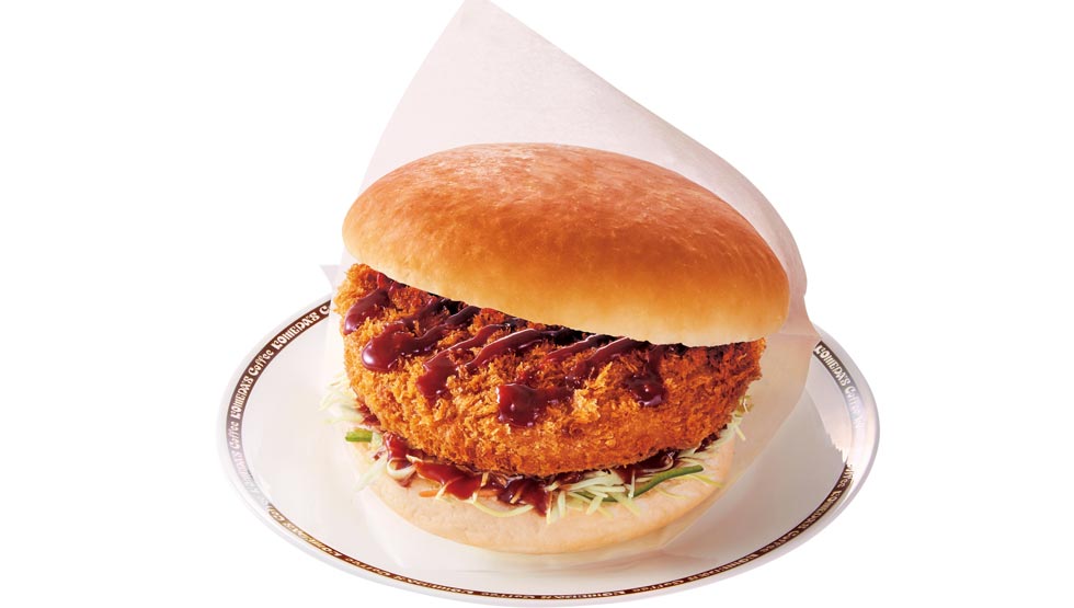 『コメダ珈琲店』の「ドデカメンチバーガー」